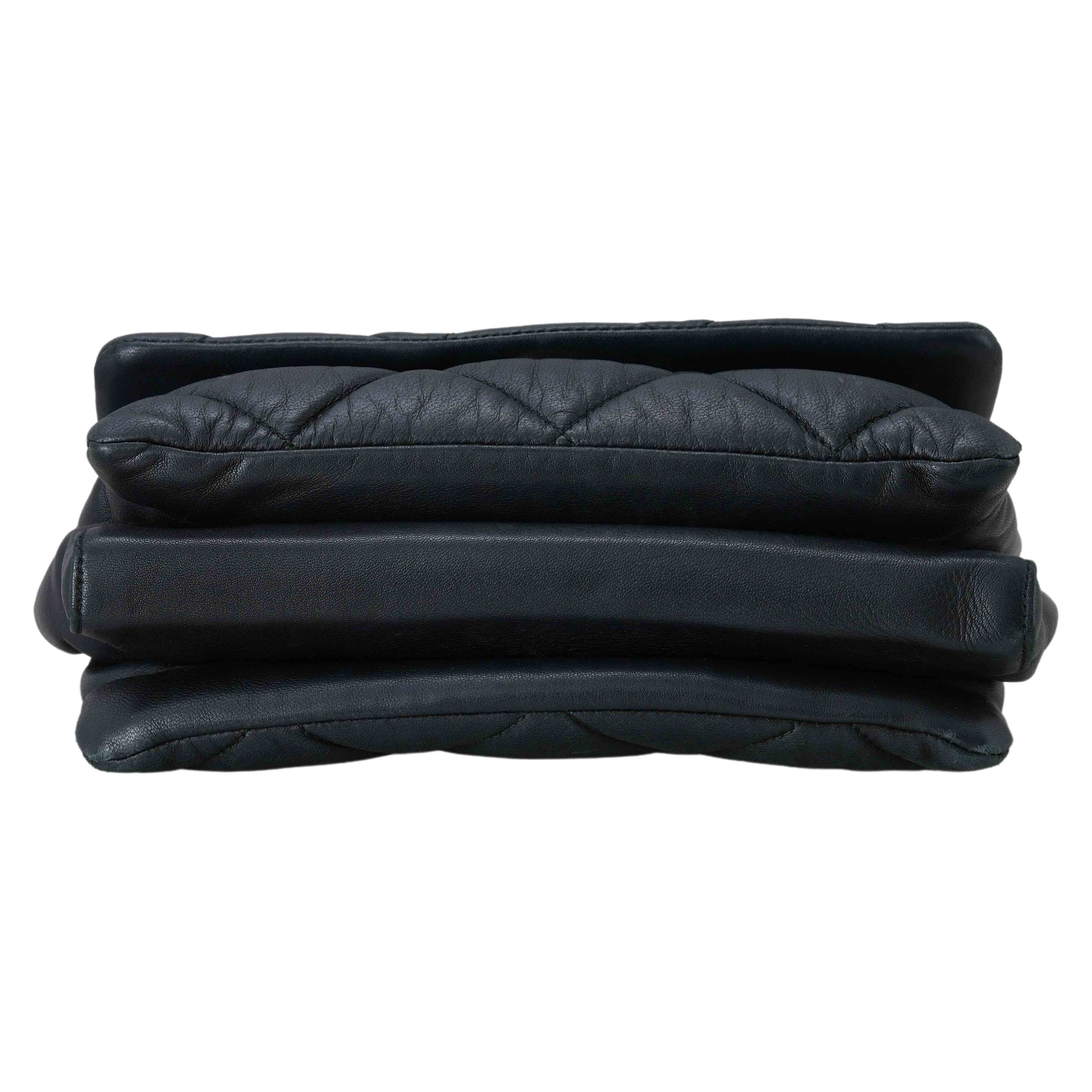 FERRAGAMO(USED)페레가모 바라리본 퀼팅 체인 숄더백
